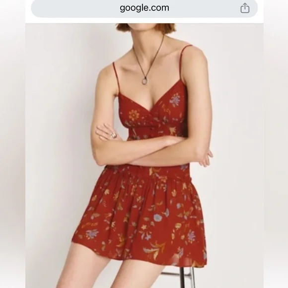 Reformation Citrus Dress In Borsa - Picture 3 of 5